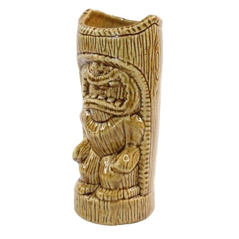 Tank House BBQ And Bar Tiki Mug Tiki Farm 2015 Brown Glaze - Picture 4 of 10